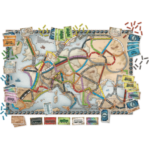 Ticket to ride Europe componentes